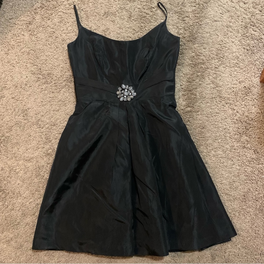 Vintage Lazaro Black Cocktail Dress 10